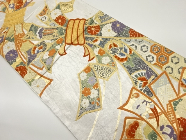 JAPANESE FUKURO OBI / WOVEN NOSHI PATTERN